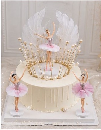 Ballet dancer celebration cake